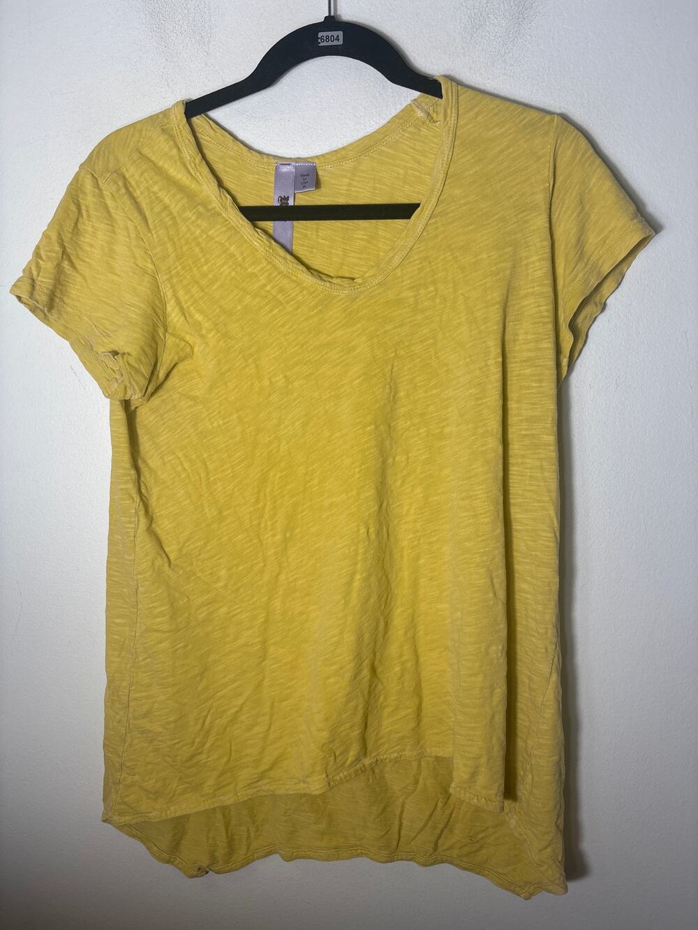 Wilt Yellow Short Sleeve Tee Sz M